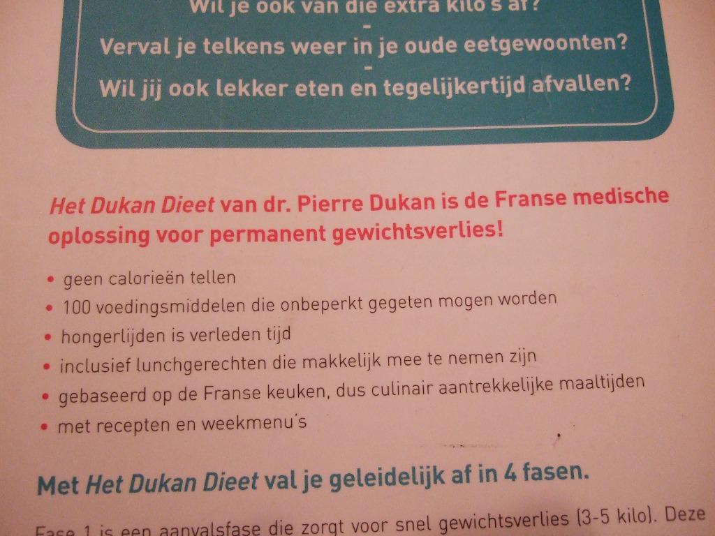 HET DUKAN DIEET v. Dr. Pierre Dukan, Pierre Dukan, Régime et Alimentation, Comme neuf, Enlèvement