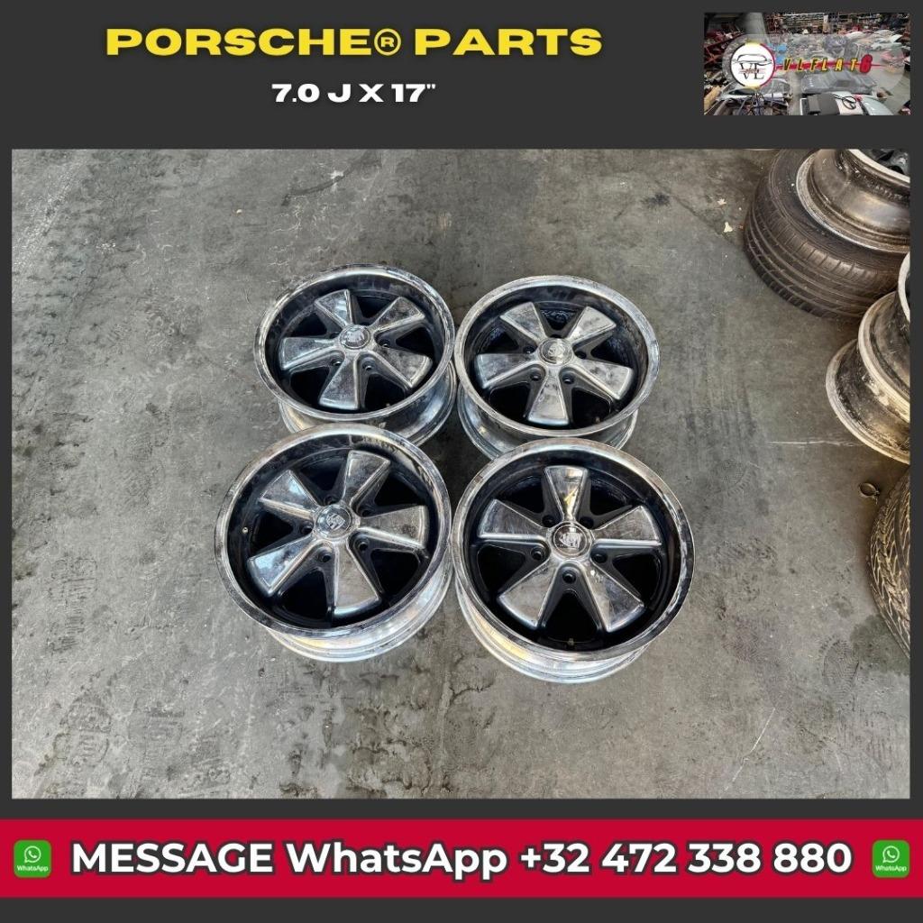 4 jantes Fuchs – 7.0J x 17", Enlèvement, Utilisé, Pièces Oldtimer ou Ancêtre