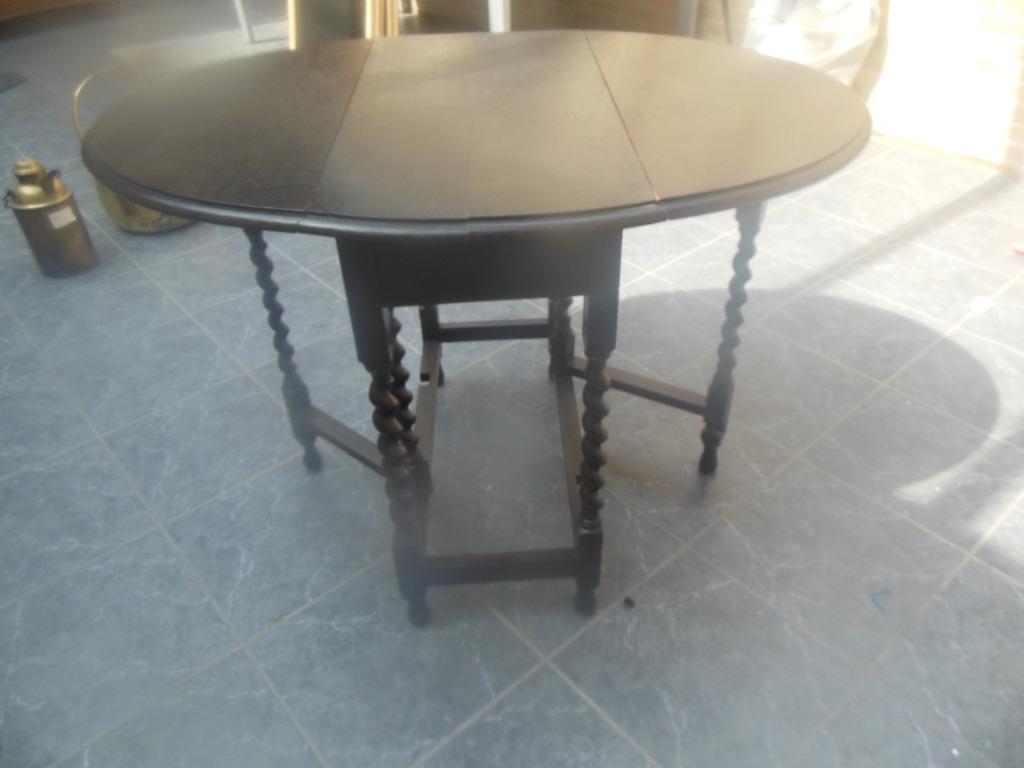 bijzettafel, Enlèvement ou Envoi, Utilisé, Ovale
