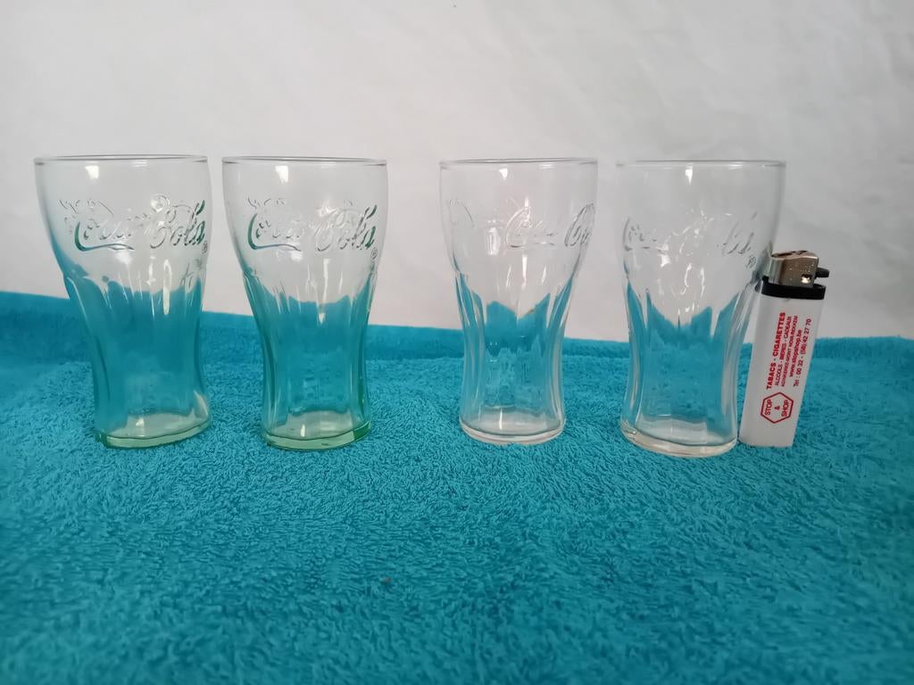 5 Anciens verre de 15cl Coca-Cola, Collections, Enlèvement ou Envoi, Comme neuf, Verre à soda