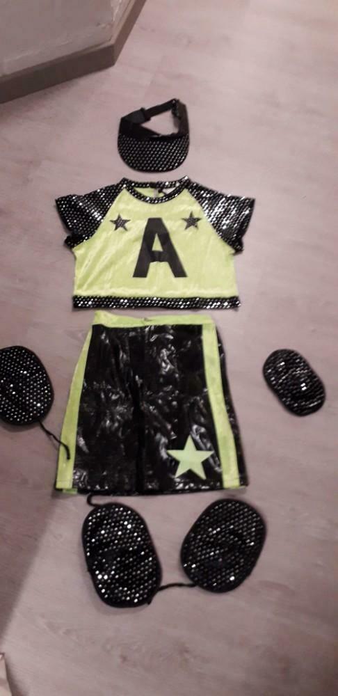 skate meisje carnaval/ verkleedsetje 140, Huis en Inrichting, Ophalen, Gebruikt
