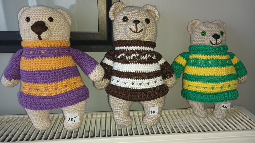 Gehaakte knuffelbeertjes., Ophalen of Verzenden