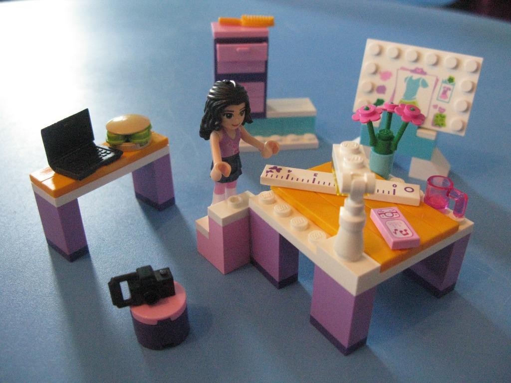 Lego friends 3936 : Emma's ontwerpstudio, Ophalen of Verzenden, Zo goed als nieuw, Complete set, Lego