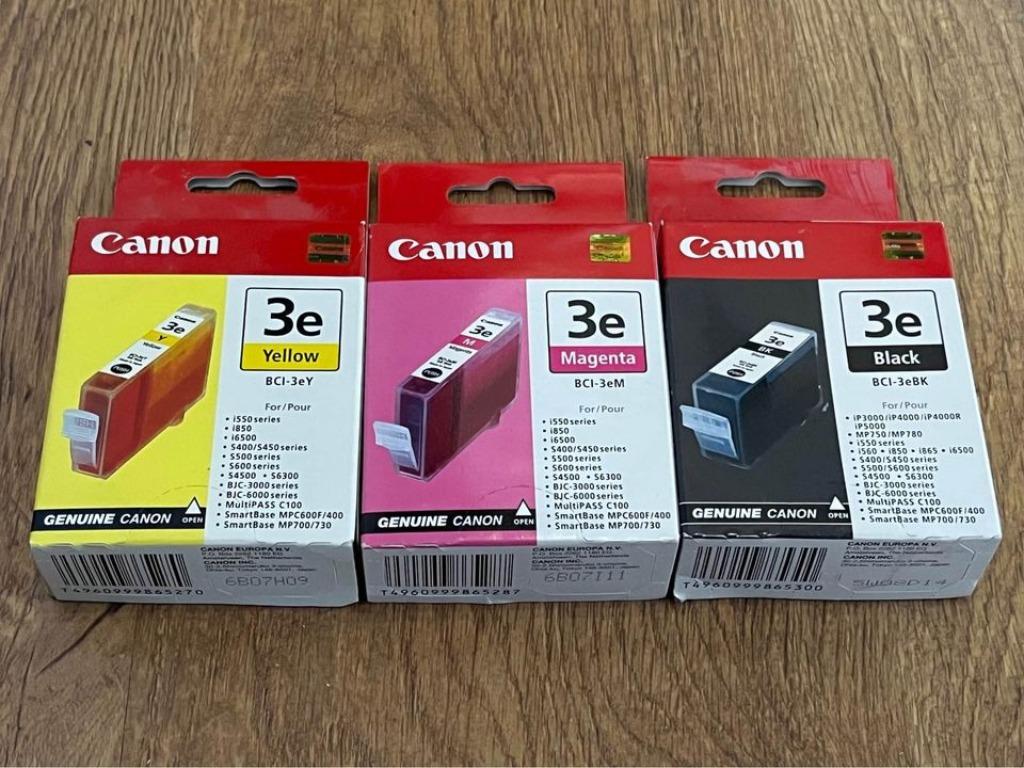 Lot de 3 cartouches d’encre pour imprimante, Enlèvement, Neuf, Canon