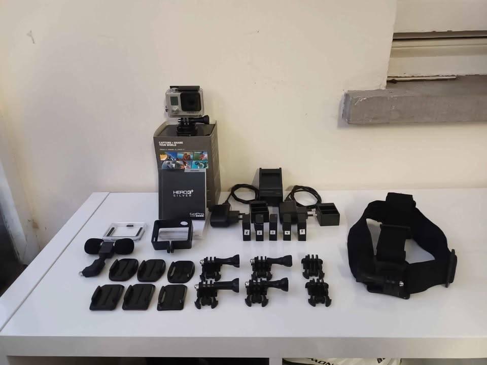 Gopro hero 3+ met accessoires, Ophalen, Gebruikt, GoPro