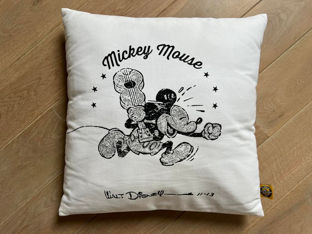 Groot kussen van Mickey Mouse van Walt Disney, Maison & Meubles, Enlèvement ou Envoi, Neuf, Blanc, Carré