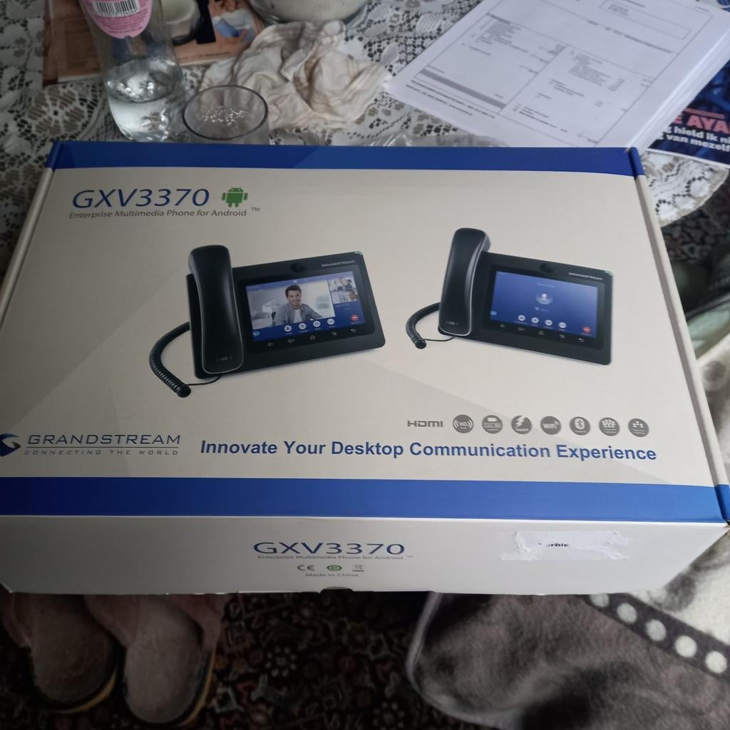 Zorg/video telefoon Grandstream gxv 3370 (NIEUW), Telecommunicatie, Ophalen of Verzenden, Telefoon