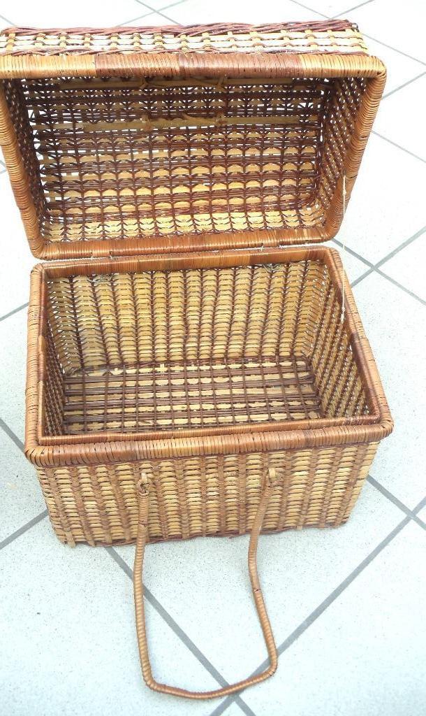 Presentatie picnic mand met speciaal handvat - 35 cm, Osier, Comme neuf, Enlèvement, Panier
