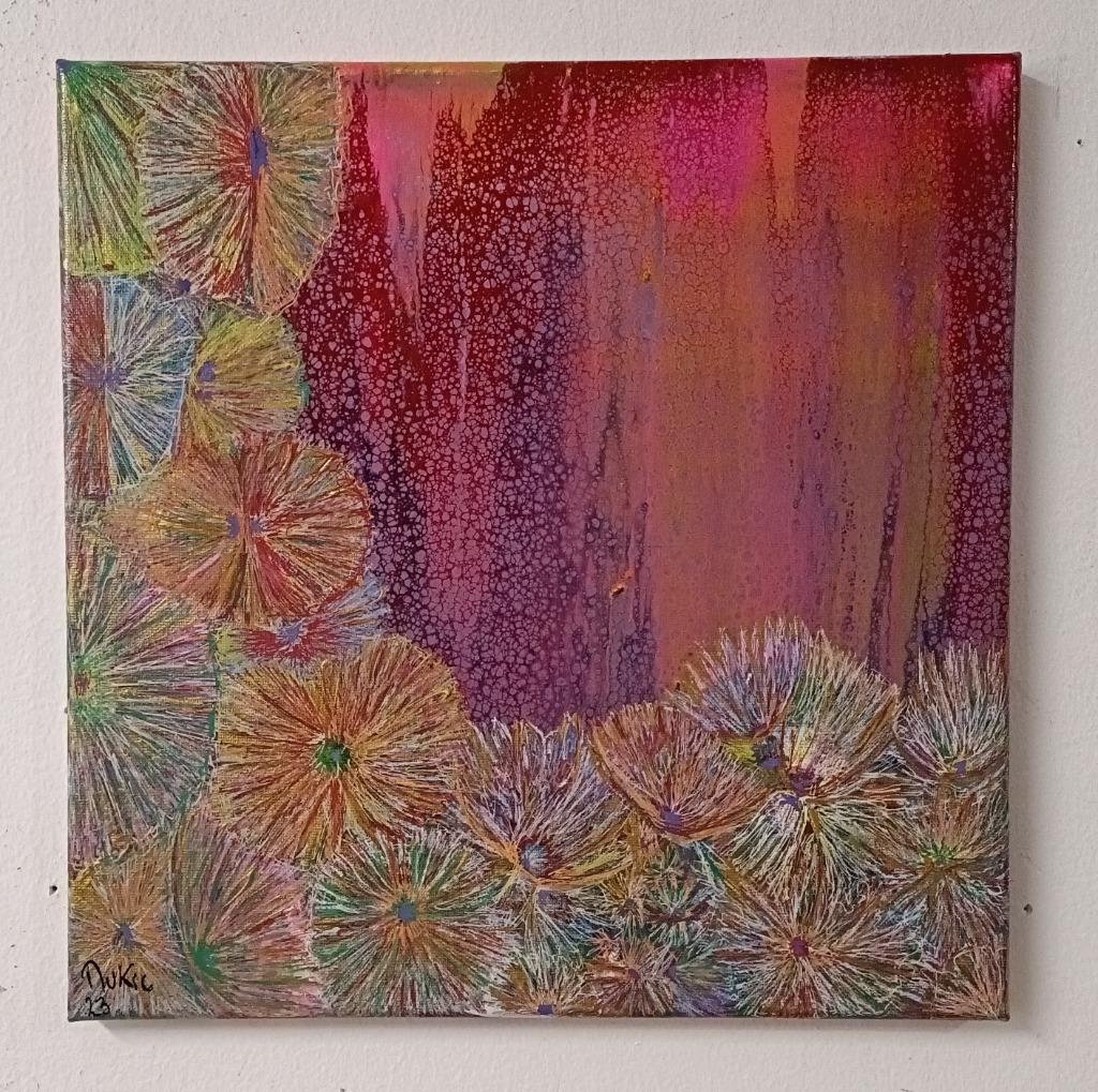 Quelques fleurs d'artifice, Antiquités & Art, Art | Peinture | Abstraite, Enlèvement ou Envoi