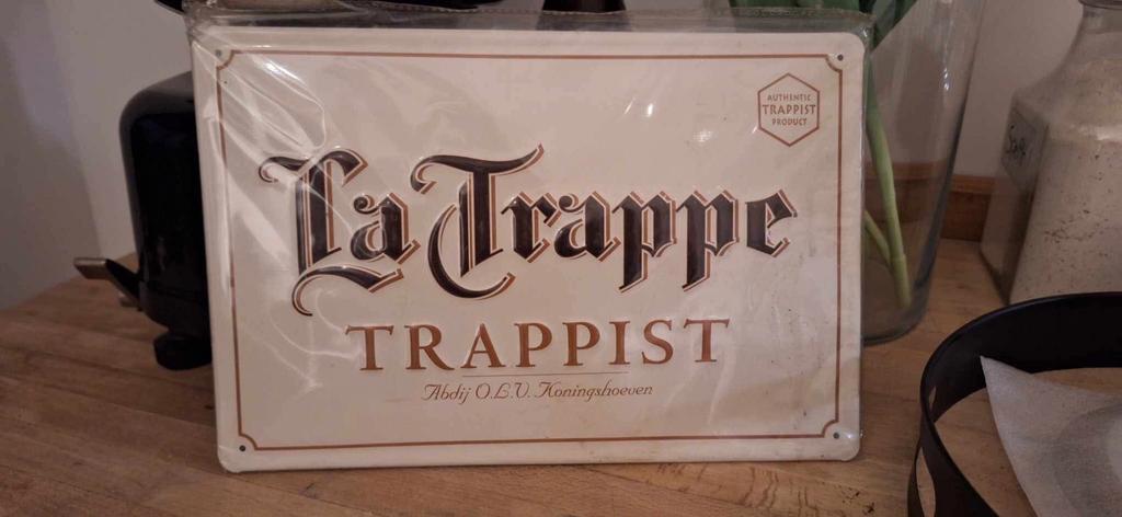 La Trappe  reclamebord, Collections, Marques de bière, Enlèvement, Neuf, La Trappe