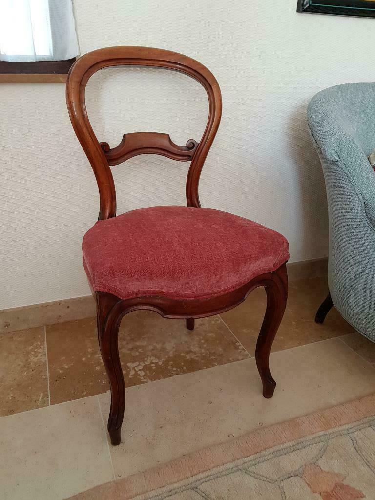 2 Chaises noyer Louis XV?, Enlèvement