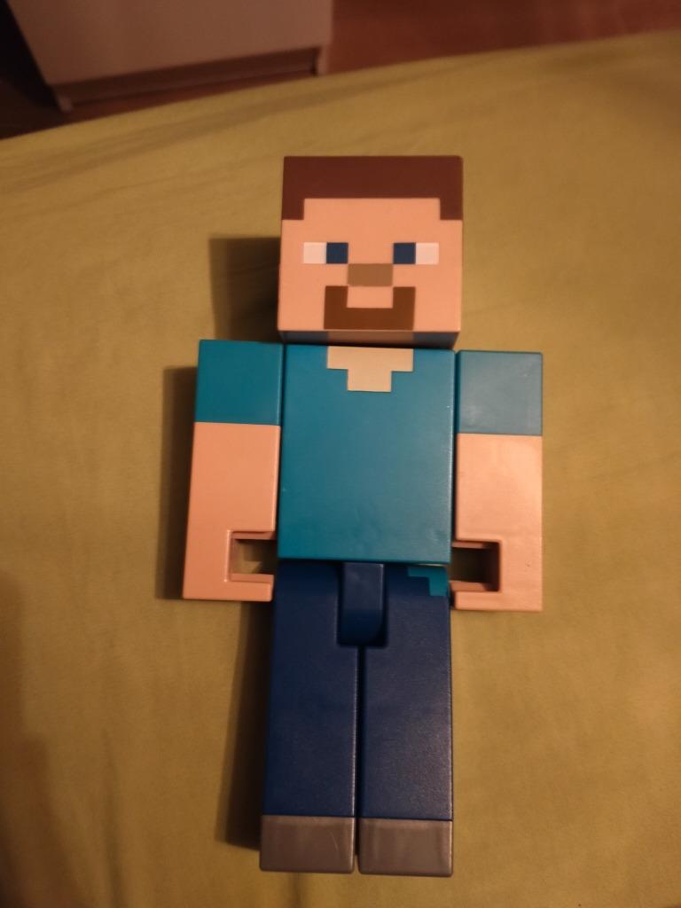Actie pop Minecraft steve 21.5 centimeter, Verzamelen, Ophalen, Zo goed als nieuw