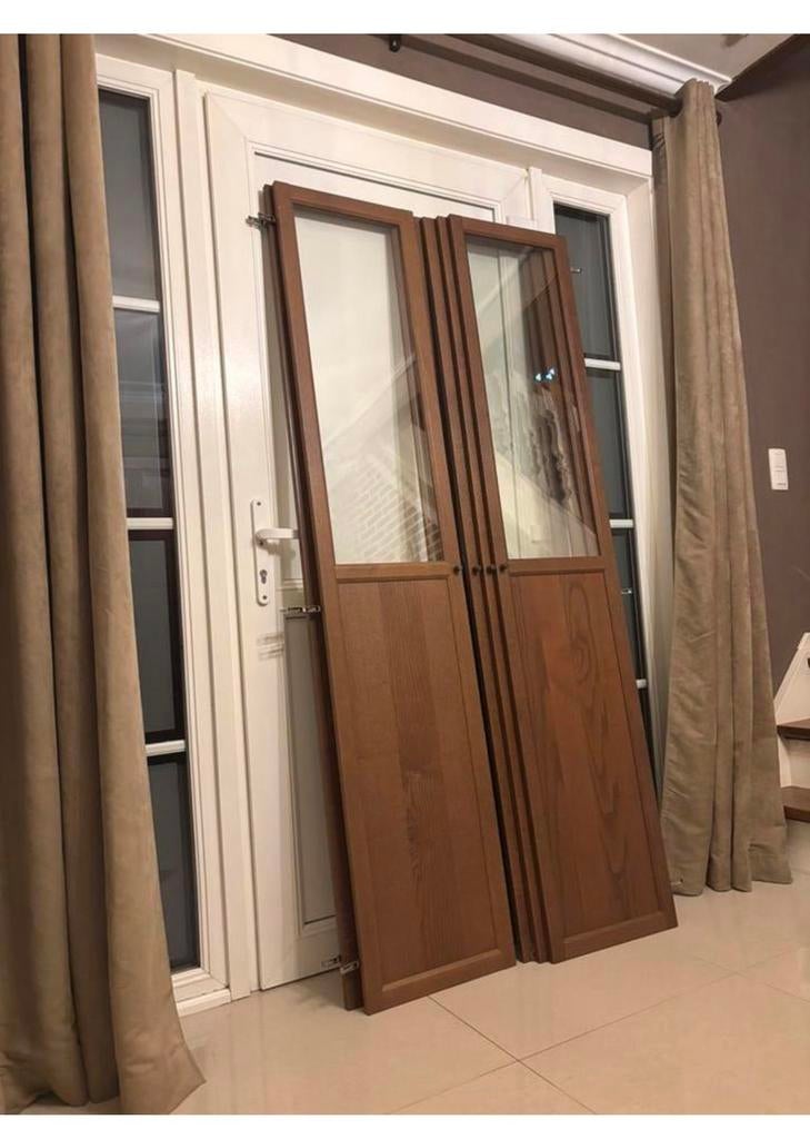 Gratis afhalen - Deuren boekenkast, Huis en Inrichting, Ophalen, Zo goed als nieuw