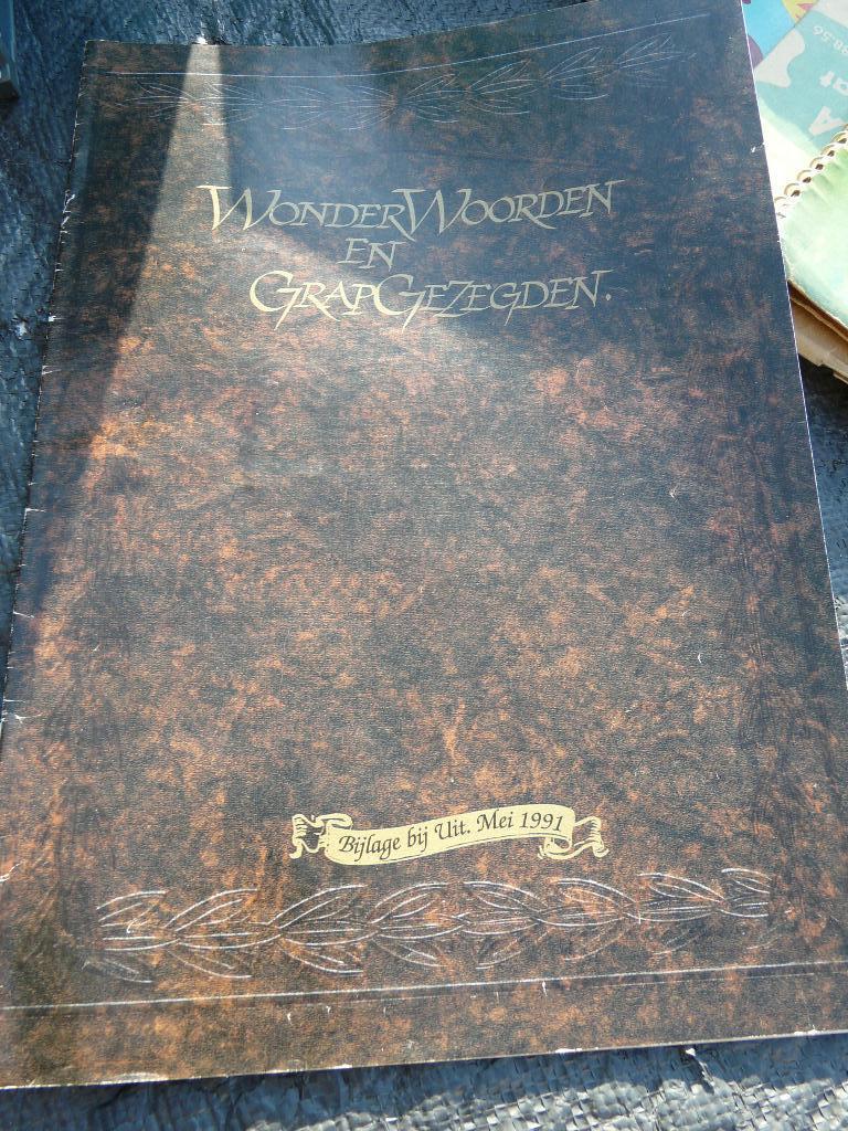 Efteling boekje uit 1991 " wonderwoorden en grapgezegden, Verzamelen, Efteling, Ophalen, Zo goed als nieuw, Overige typen