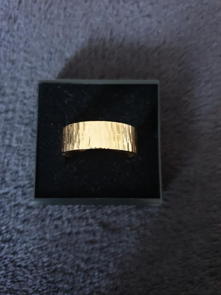 Nieuwe ring voor heren in edelstaal maat 68, 20 of groter, IJzer of Staal, Heer, Nieuw