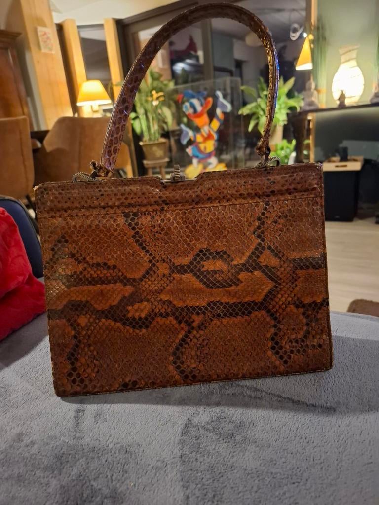 MODÈLE RENDES, Handtassen en Accessoires, Tassen | Damestassen, Ophalen of Verzenden, Gebruikt, Bruin, Handtas