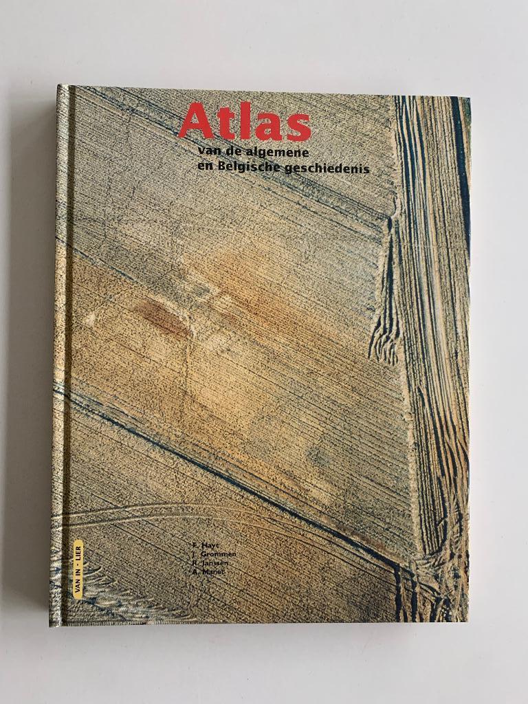Atlas van de algemene en Belgische geschiedenis, Boeken, Ophalen of Verzenden, Zo goed als nieuw, Landkaart