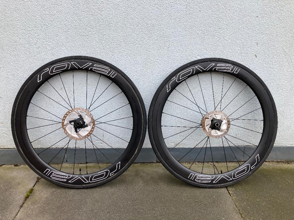 Roval clx 64 rapide disc wielen, Fietsen en Brommers, Fietsonderdelen, Ophalen of Verzenden, Zo goed als nieuw, Wiel, Roval Carbon