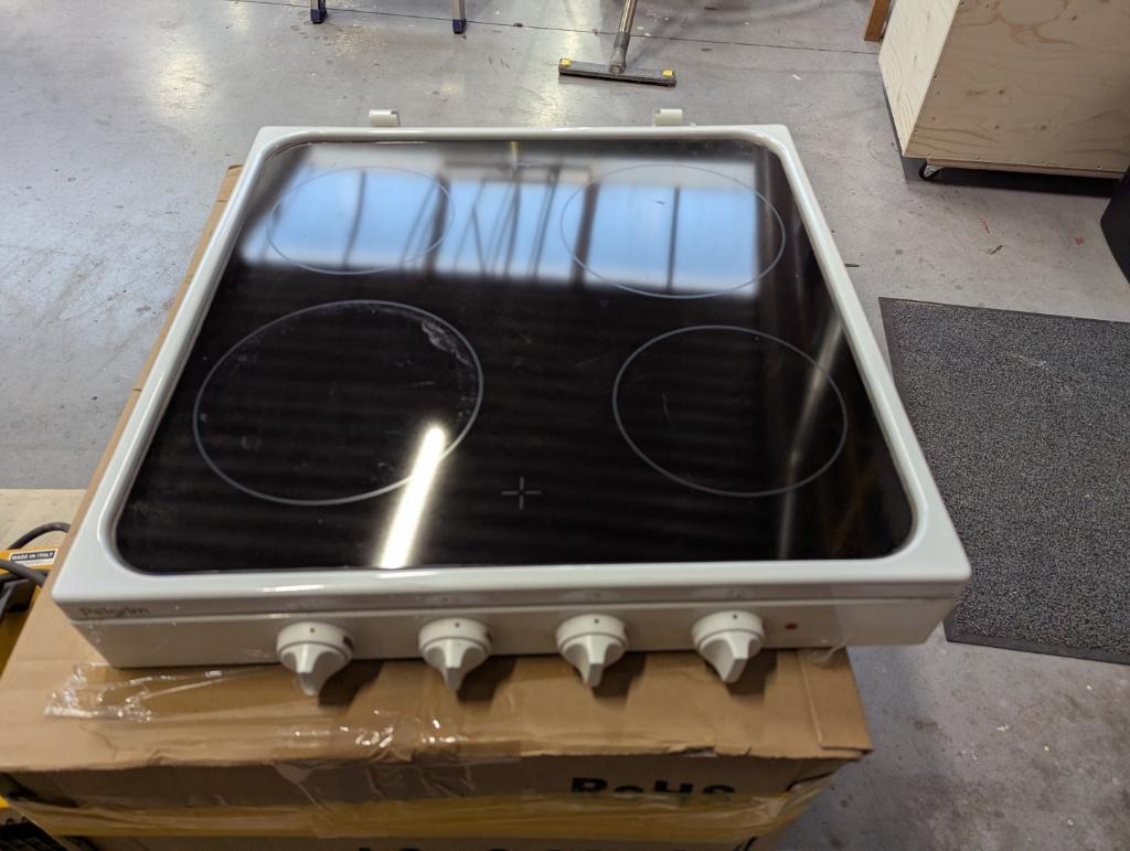 Pelgrim PK754WIT Keramische kookplaat, Electroménager, Tables de cuisson, Enlèvement