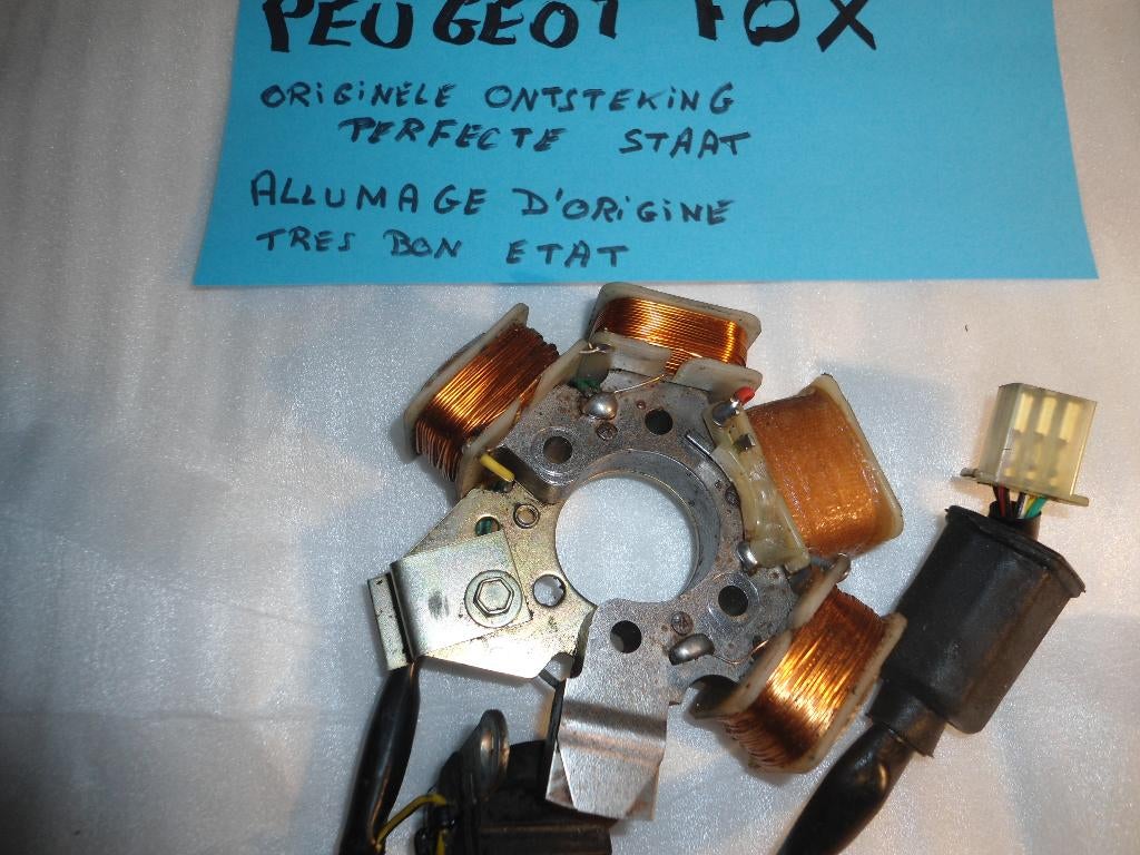 Peugeot fox : originele ontsteking, zeer goede staat, Fietsen en Brommers, Ophalen, Zo goed als nieuw, Blok, Peugeot fox