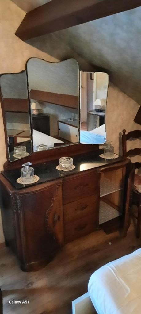 A vendre cause décès commode coiffeuse, Enlèvement, Utilisé, Vintage