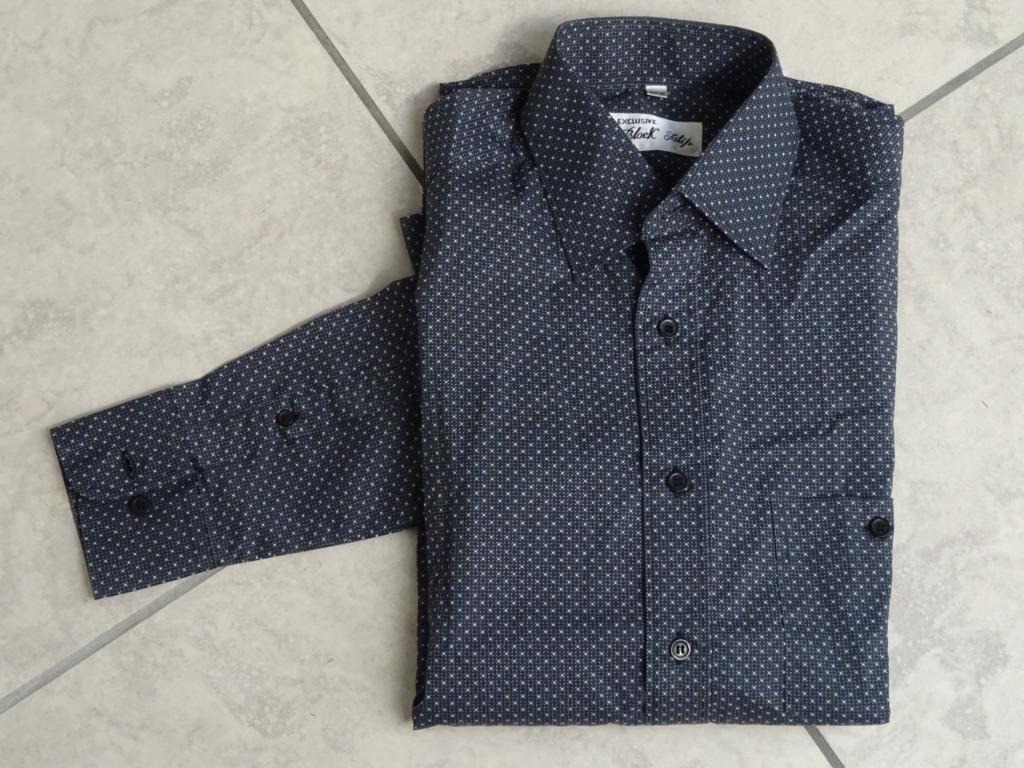 Soldes à 2€/5€/10€ Chemise homme NEUVE, Neuf, Black tulip, Tour de cou 38 (S) ou plus petit, Enlèvement