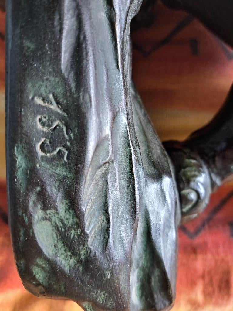 beeld olifantenrij, Antiek en Kunst, Ophalen