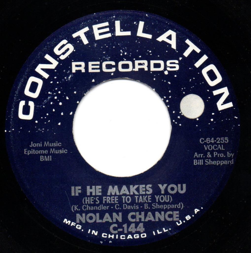 Nolan Chance – If He Makes You " Popcorn ", Ophalen of Verzenden, Gebruikt, R&B en Soul