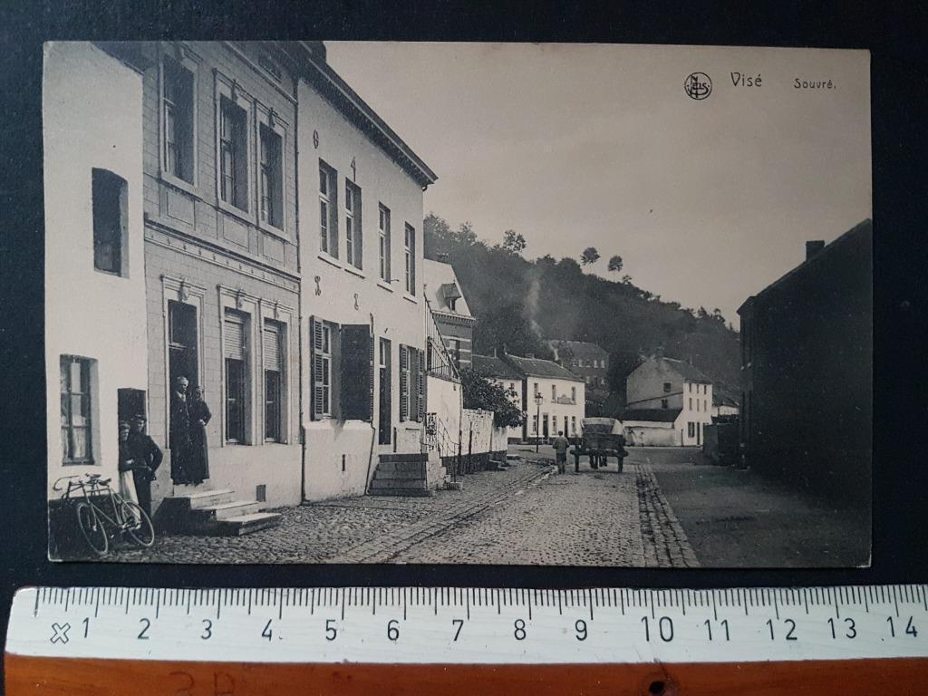 Postkaart Visé Souvré ( Paard en kar ), Ophalen of Verzenden, 1920 tot 1940, Ongelopen, Luik