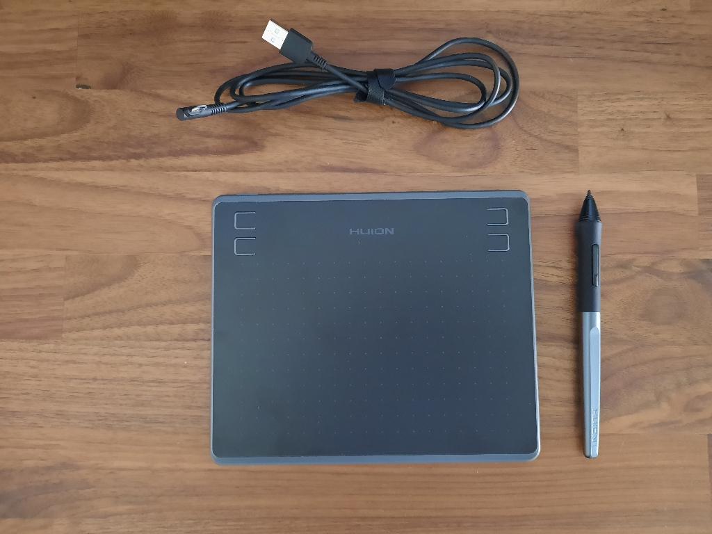 Huion HS64 - Tekentablet, Computers en Software, Tekentablets, Ophalen of Verzenden, Zo goed als nieuw, Bedraad, HUION