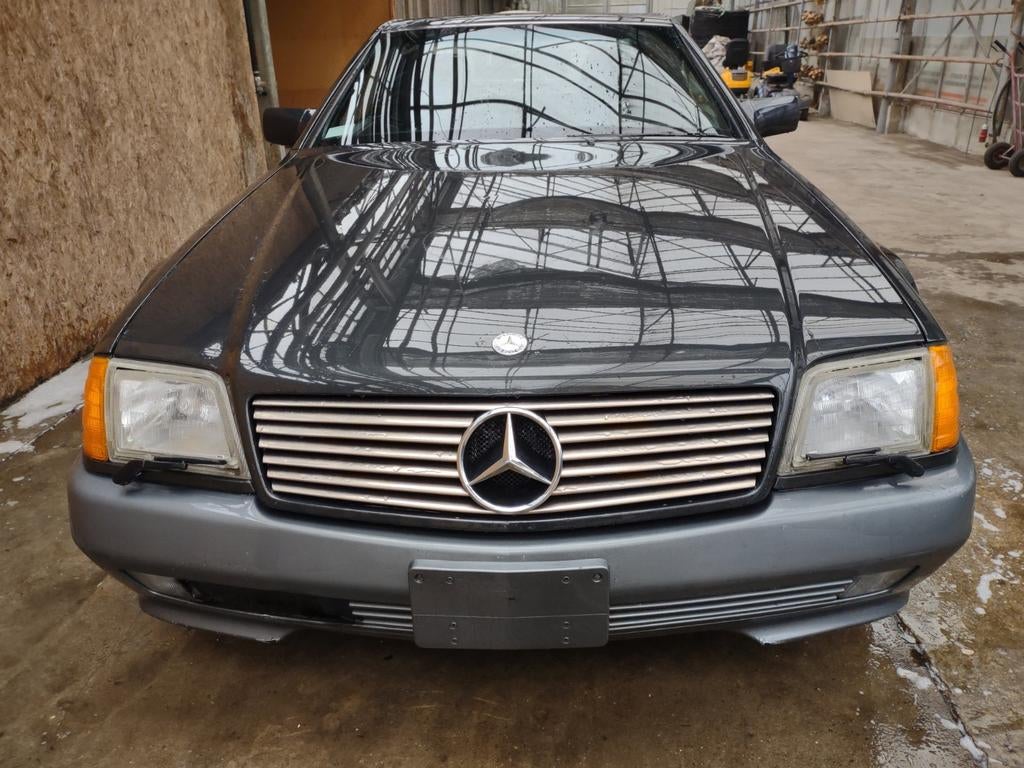 Mercedes-Benz 500SL 1992, Auto's, Mercedes-Benz, Automaat, 5000 cc, Zwart, Cabriolet