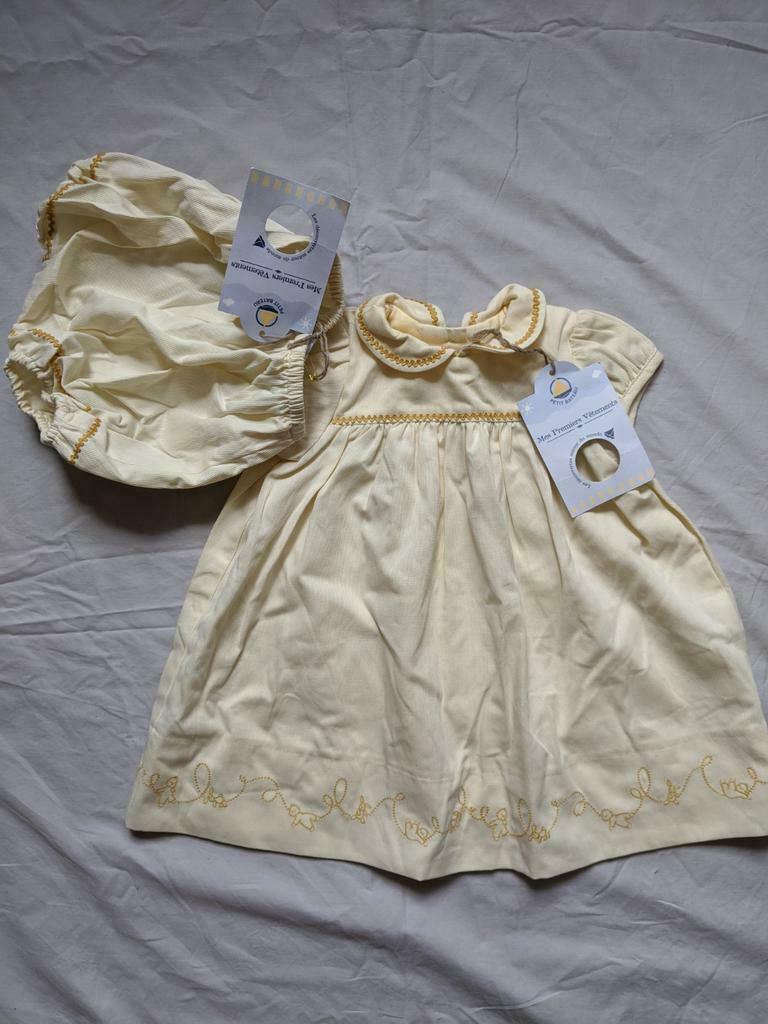Robe et pantalon Petit Bateau 6 mois nouveau, Envoi, Neuf, Fille, Ensemble
