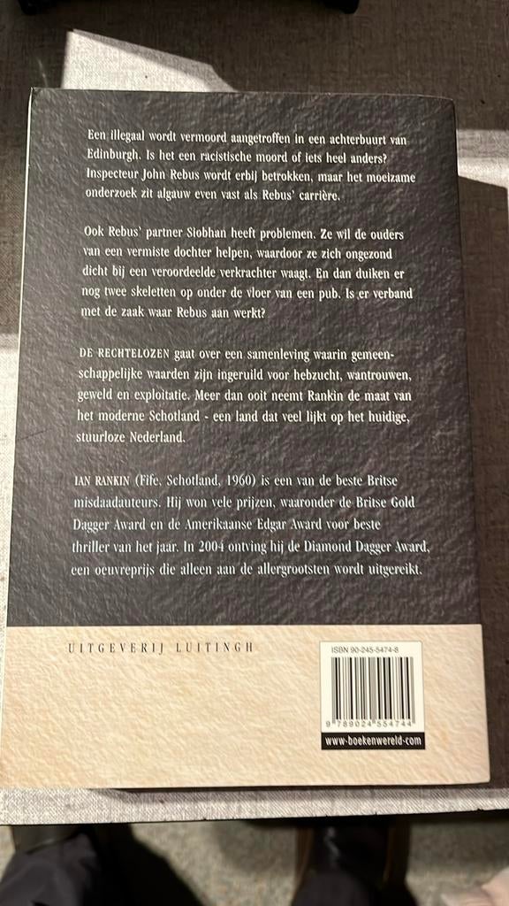 Thrillers Ian Rankin, Boeken, Ophalen, Zo goed als nieuw, Ian Rankin, Europa overig