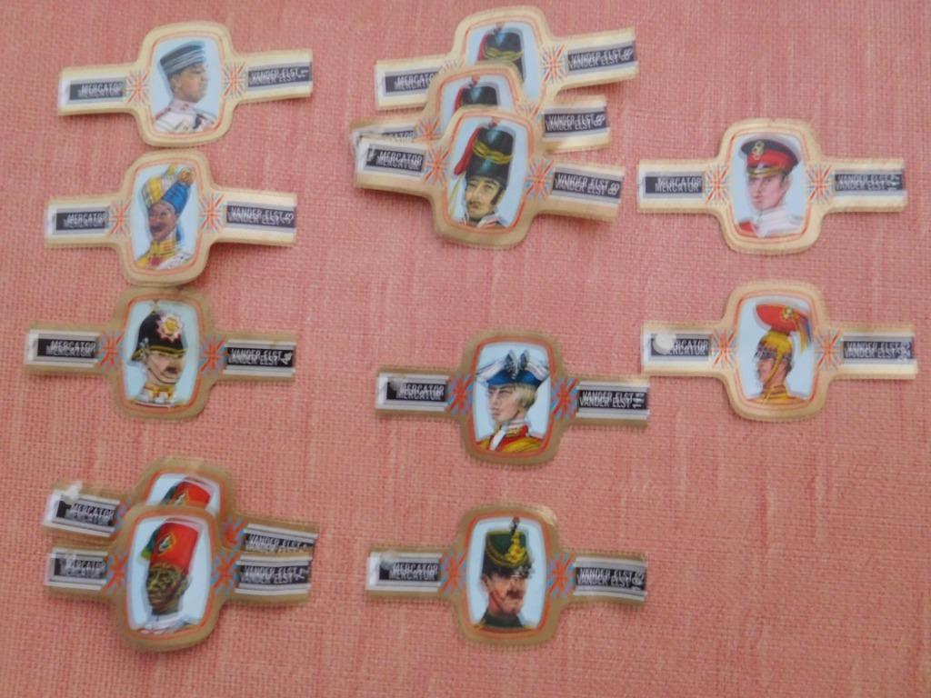 Verschillende incomplete series Mercator sigarenbandjes, Verzamelen, Rookartikelen, Aanstekers en Luciferdoosjes, Ophalen of Verzenden