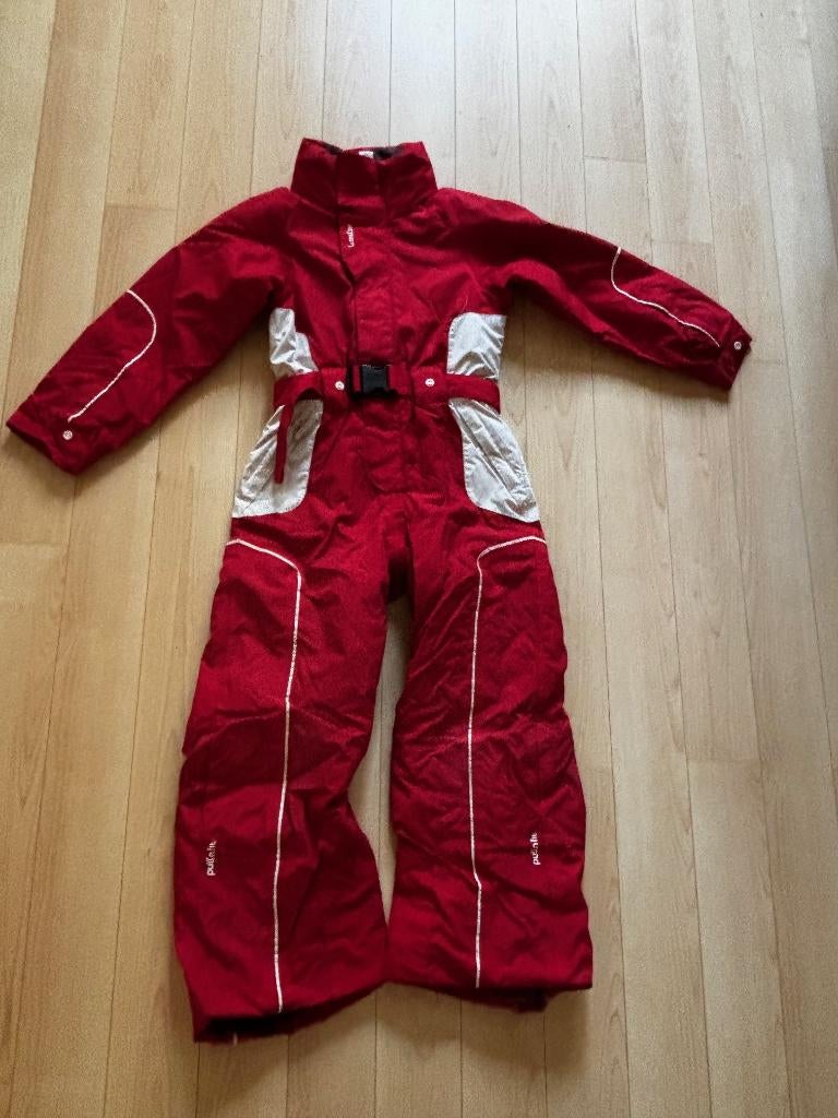 Rood skipak voor kinderen 8 jaar 122/133, Sport en Fitness, Ophalen, Gebruikt, Ski, Kleding