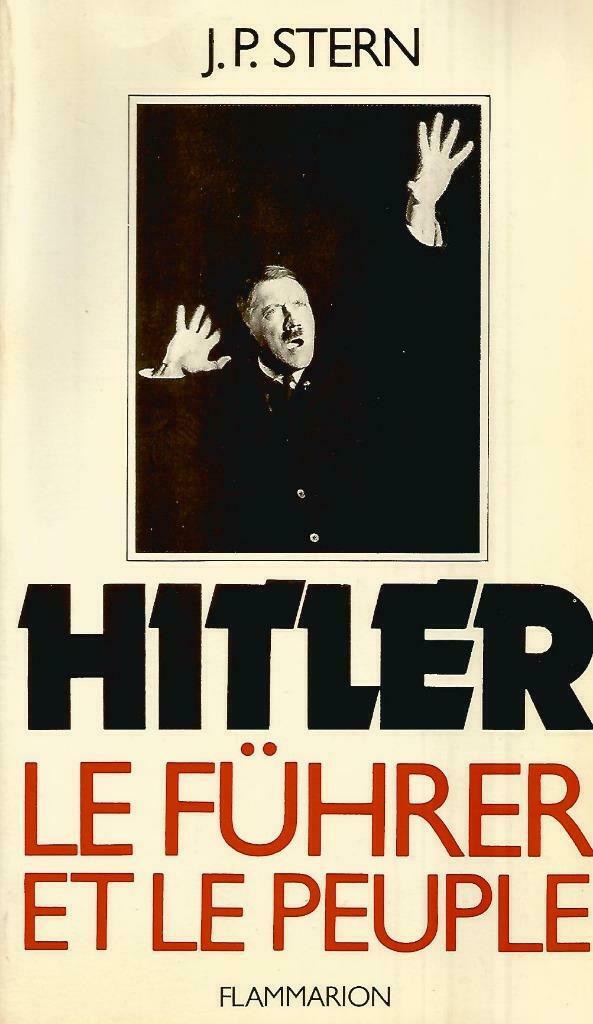 Hitler, le führer et le peuple - J.P. Stern - WO II, J.P. Stern, Ophalen of Verzenden, Algemeen, Tweede Wereldoorlog