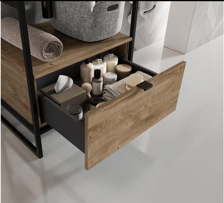 Vasque + meuble salle de bains + tiroirs.NEUF! 3 composants, Enlèvement, Neuf