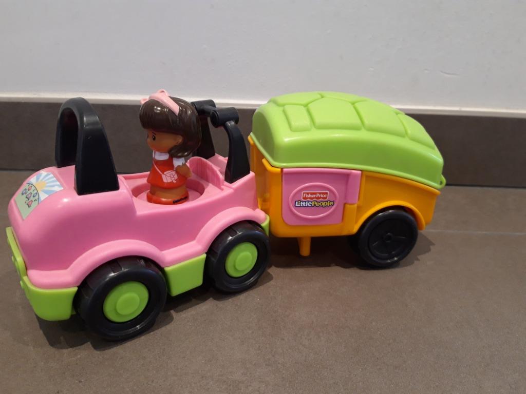 Fisher-Price: Little People Auto en camper, Kinderen en Baby's, Ophalen of Verzenden, Zo goed als nieuw, Auto of Voertuig