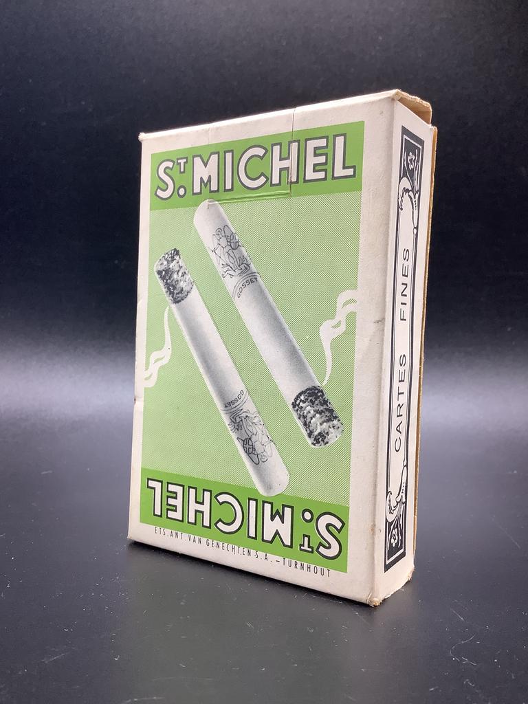 Ancien jeu de cartes cigarettes St-Michel, Enlèvement ou Envoi, Comme neuf