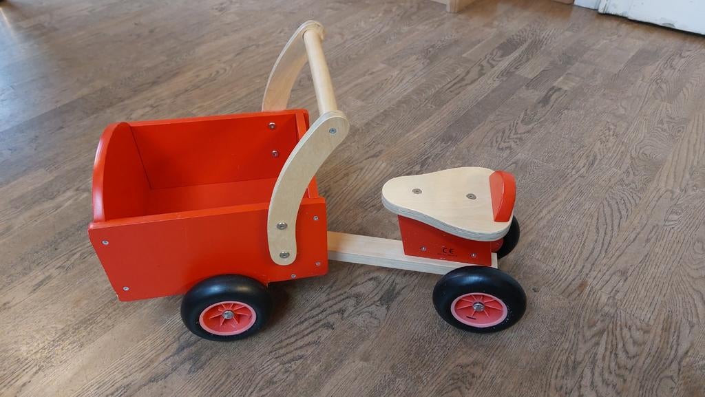 Houten loopfiets - bakfiets bandits and angels, Enlèvement, Utilisé