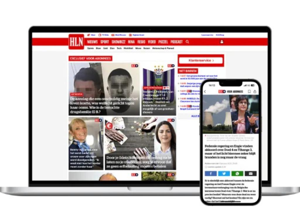 HLN abonnement Digitaal om te delen, Ophalen of Verzenden, Nieuw, Krant