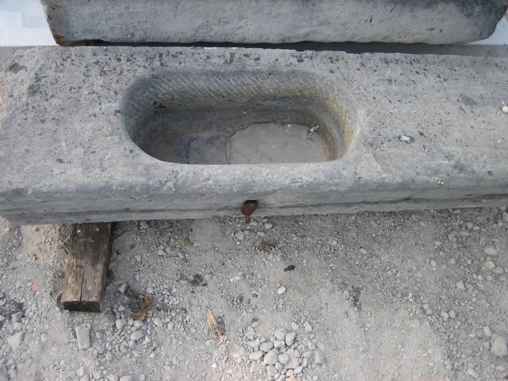 mooie oude arduinen trog,voederbak,bloembak, Enlèvement, Utilisé