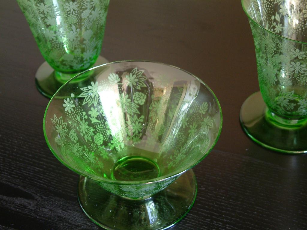 Trois verres en cristal de Baccarat 1930-1942, Antiquités & Art, Enlèvement