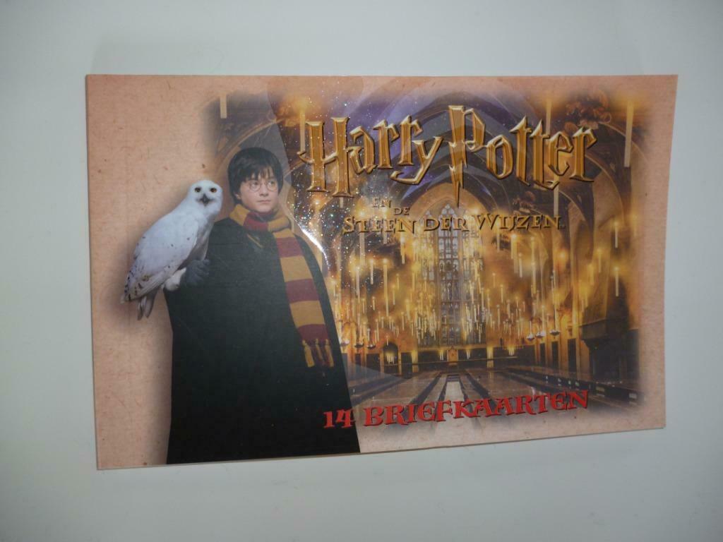 Harry Potter en de Steen der Wijzen 14 briefkaarten verzamel, Ophalen, Zo goed als nieuw