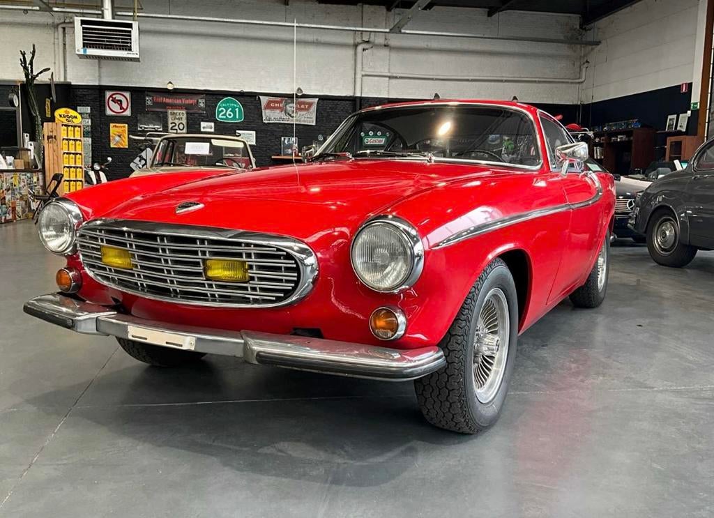 Volvo P1800S - 1965 - start en rijdt goed !, Auto's, Oldtimers, Bedrijf, Volvo, Benzine, Coupé, 2 deurs, Handgeschakeld, Rood