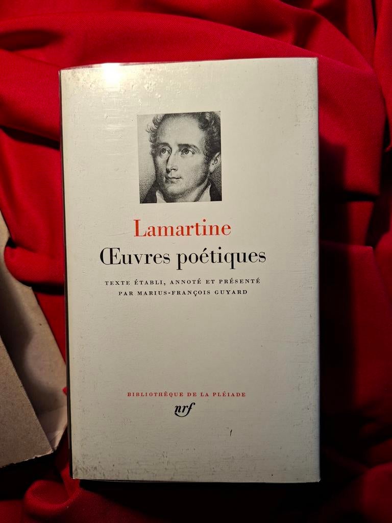 Pléiade,  Lamartine Œuvres Poétiques complètes 1 Vol., Enlèvement ou Envoi
