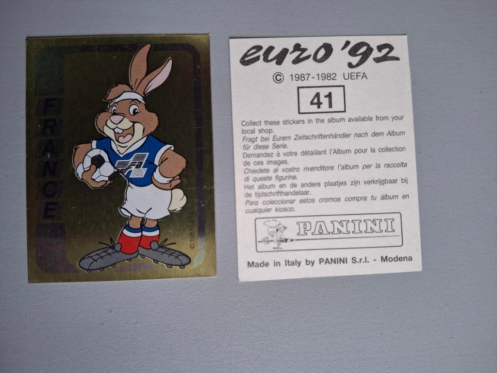 Panini Euro 92, Enlèvement ou Envoi, Neuf, Autocollant