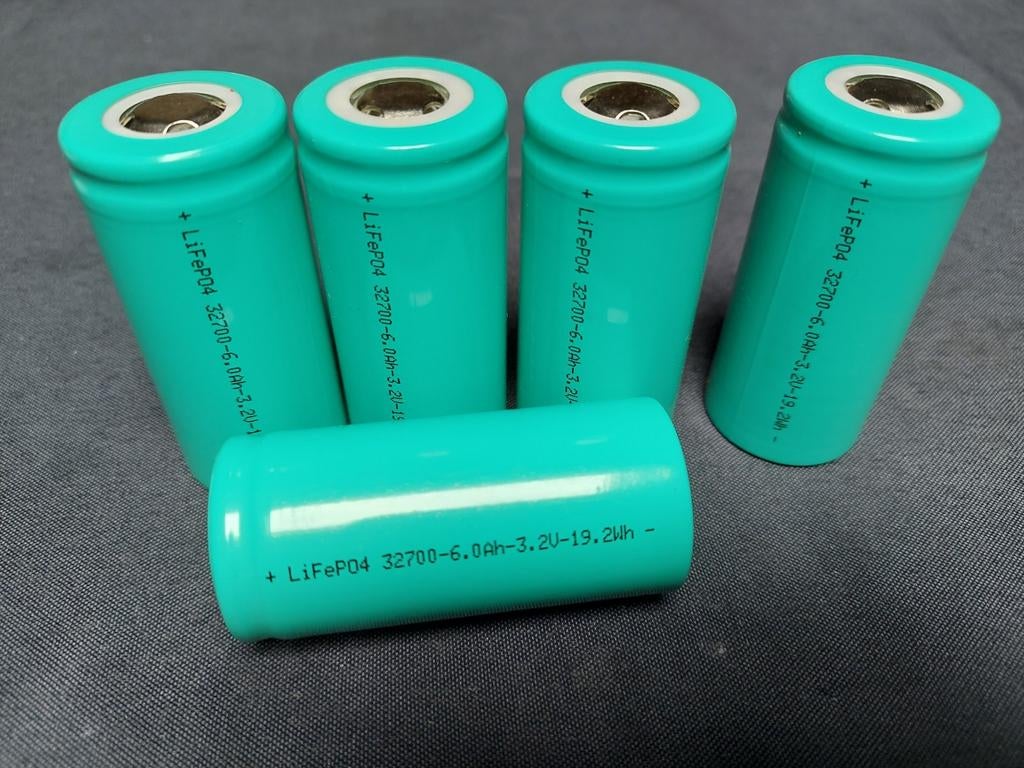 5 Nieuwe Lithium  LifePO4 type 32700 3,2volt 6A  batterijen, Audio, Tv en Foto, Accu's en Batterijen, Ophalen, Nieuw