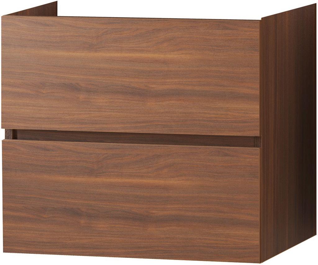 Desco Molto badkamermeubel wastafel 70cm notelaar NIEUW, Huis en Inrichting, Badkamer | Badkamermeubels, Nieuw, Wastafelkast, Minder dan 100 cm