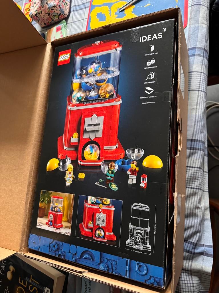 Kauwgomballenautomaat Lego te koop Minifigurenautomaat, Ophalen of Verzenden, Gebruikt, Lego
